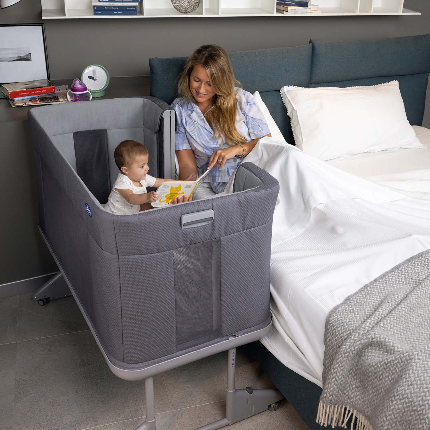 Buy Chicco Next2Me Forever Co Sleeping Crib Ash Grey Online